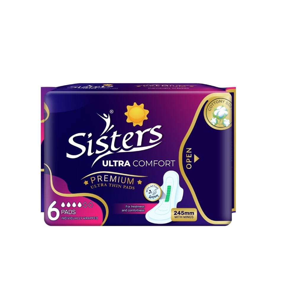 Sisters Ultra Thin with wings Sanitary Napkin