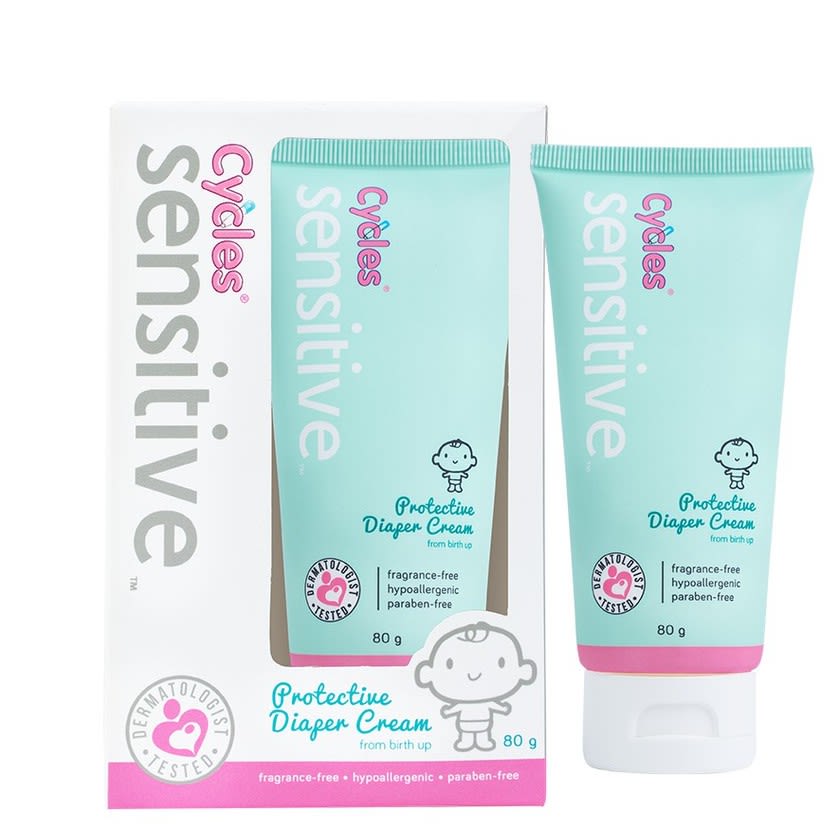 Cycles Sensitive Protective Diaper Rash Cream