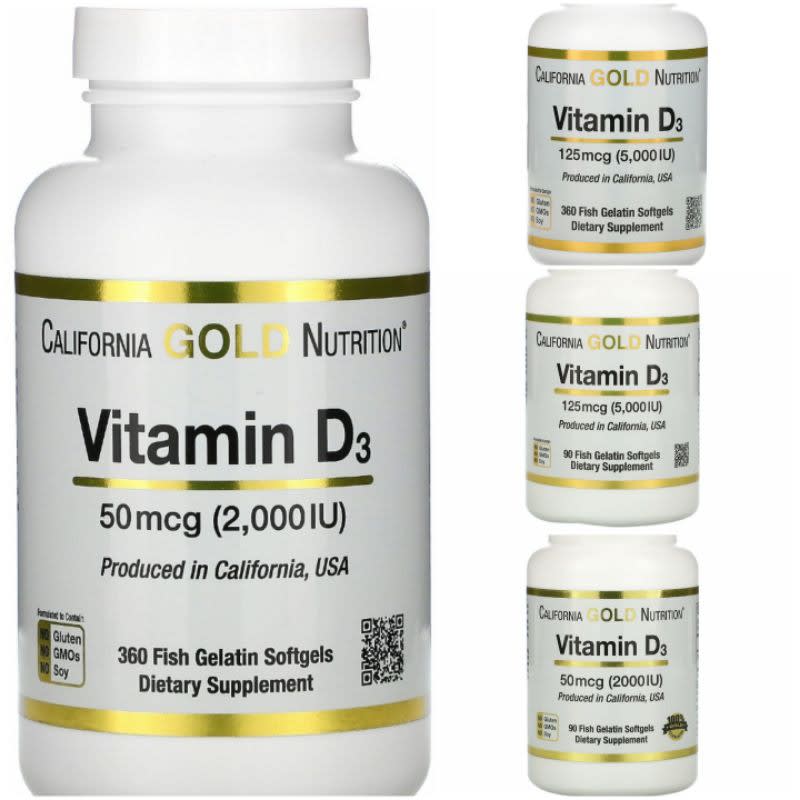 California Gold Nutrition Vitamin D Supplement