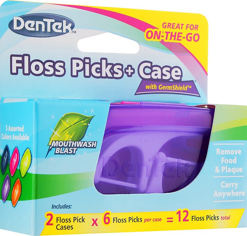 DENTEK Pick with Case Dental Floss