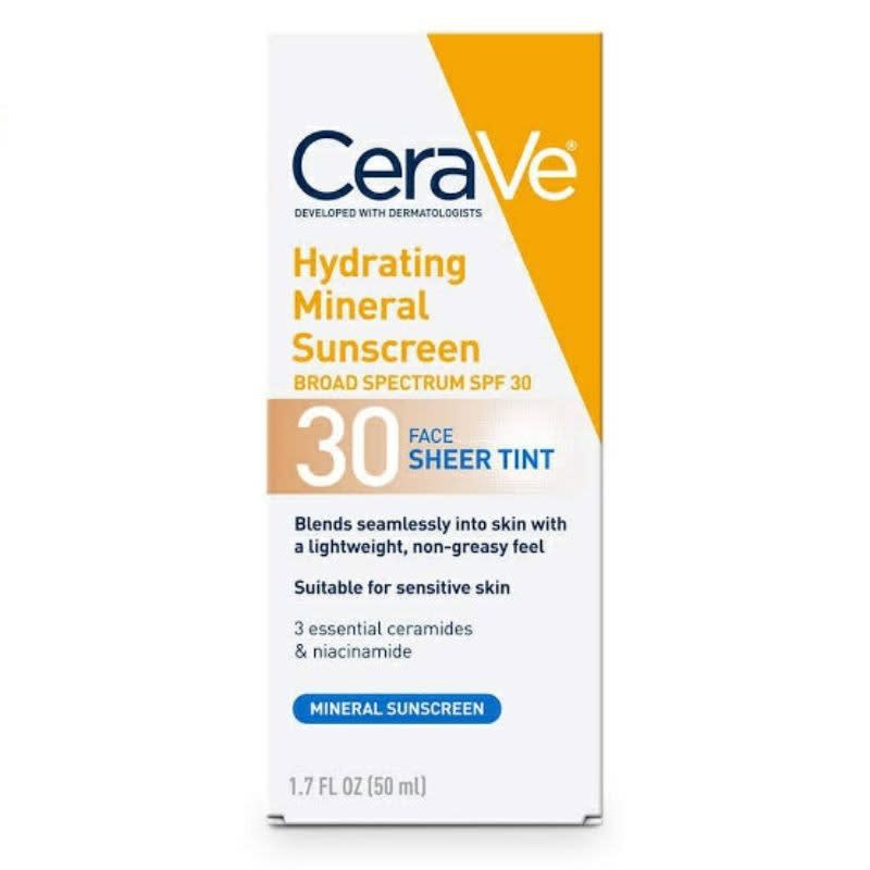 CeraVe Hydrating Mineral Tinted Sunscreen