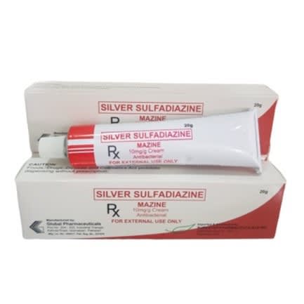 Silver Sulfadiazine Mazine Burn Ointment