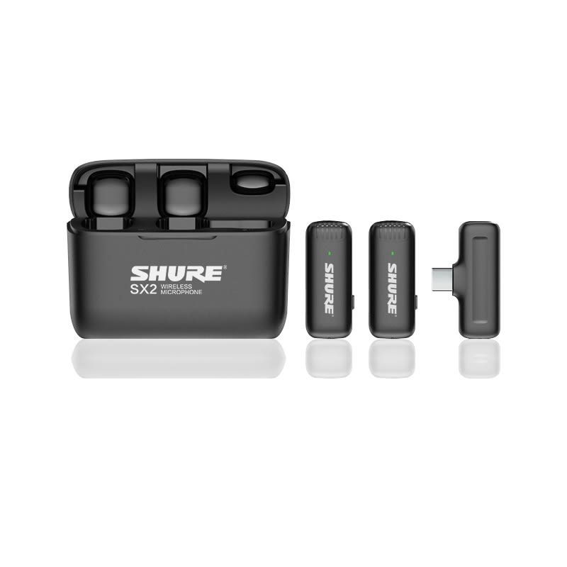 SHURE SX-1 SX-2 Wireless Lapel