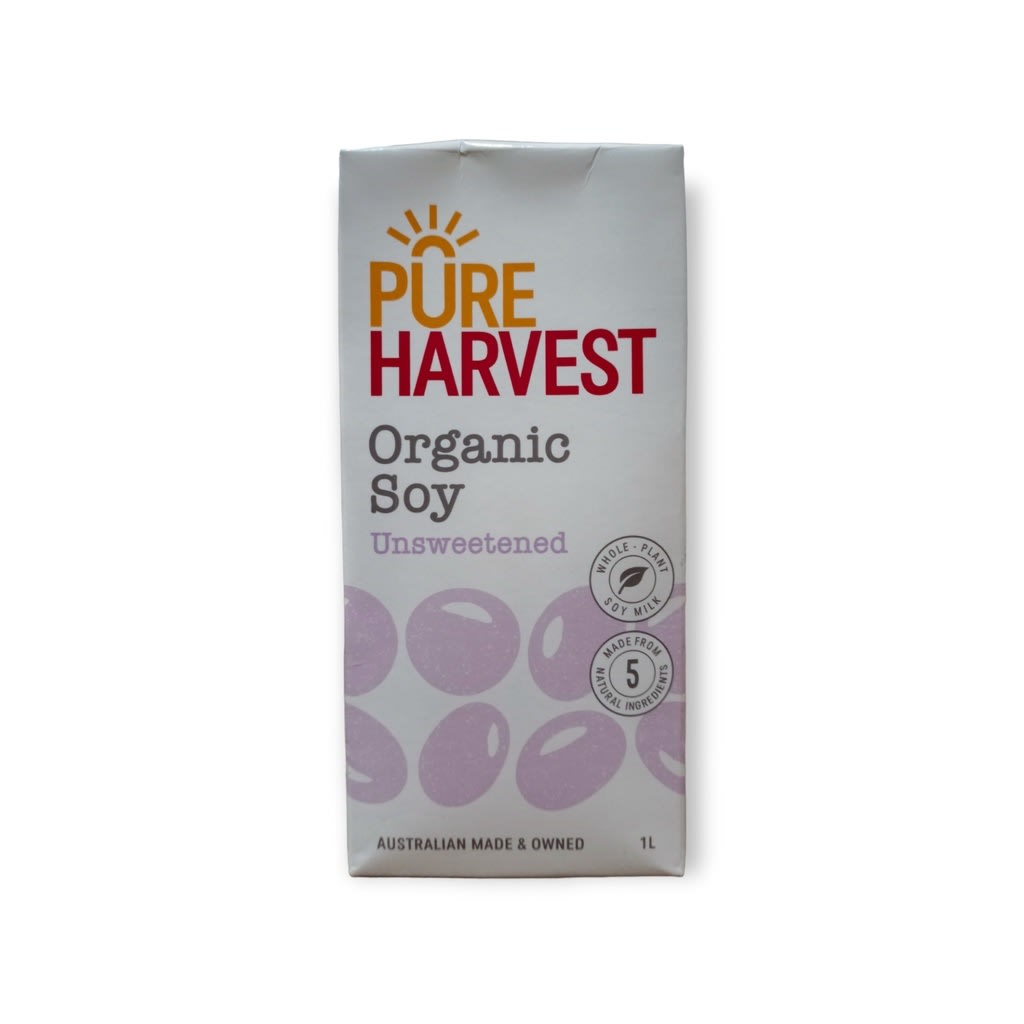 Pure Harvest Organic Unsweetened Soy Milk