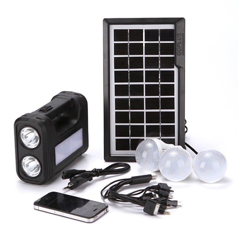 GDPlus Solar Lighting System Kit Emergency Light