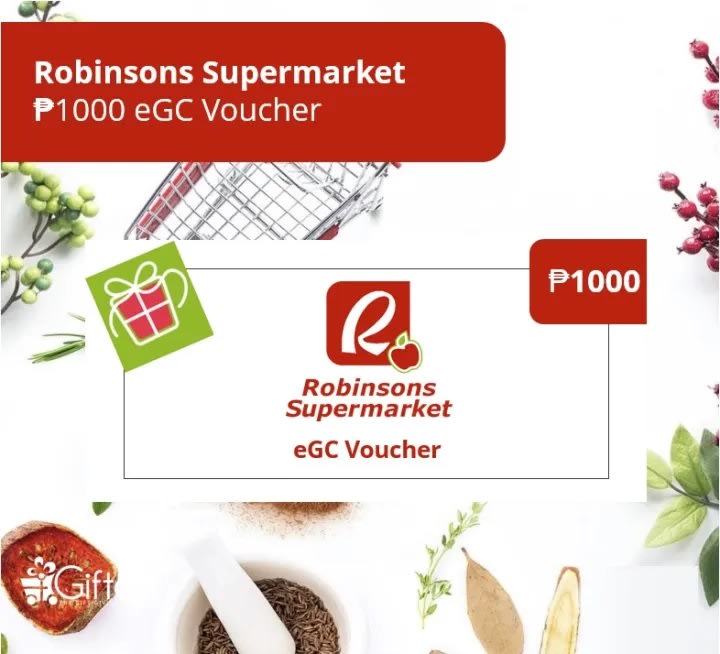 Robinsons Supermarket PHP 1000 Gift Voucher