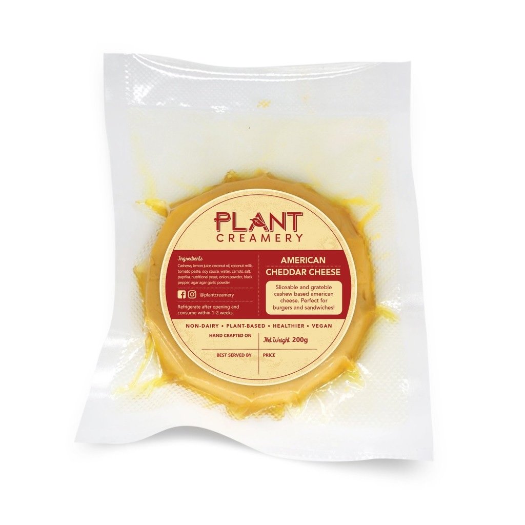 Plant Creamery's Vegan American Cheddar Cheese