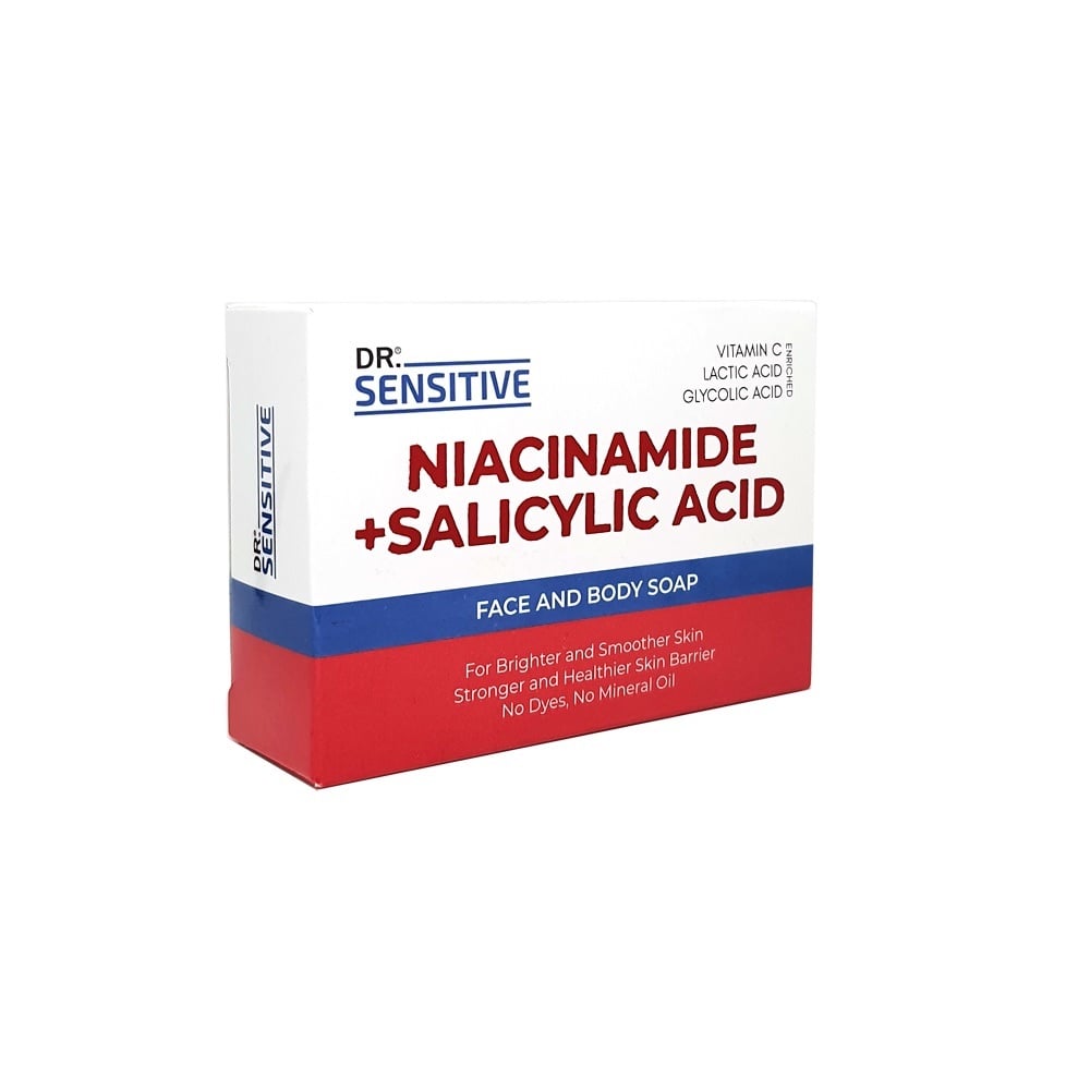 DR. SENSITIVE Niacinamide & Salicylic Acid Whitening Soap