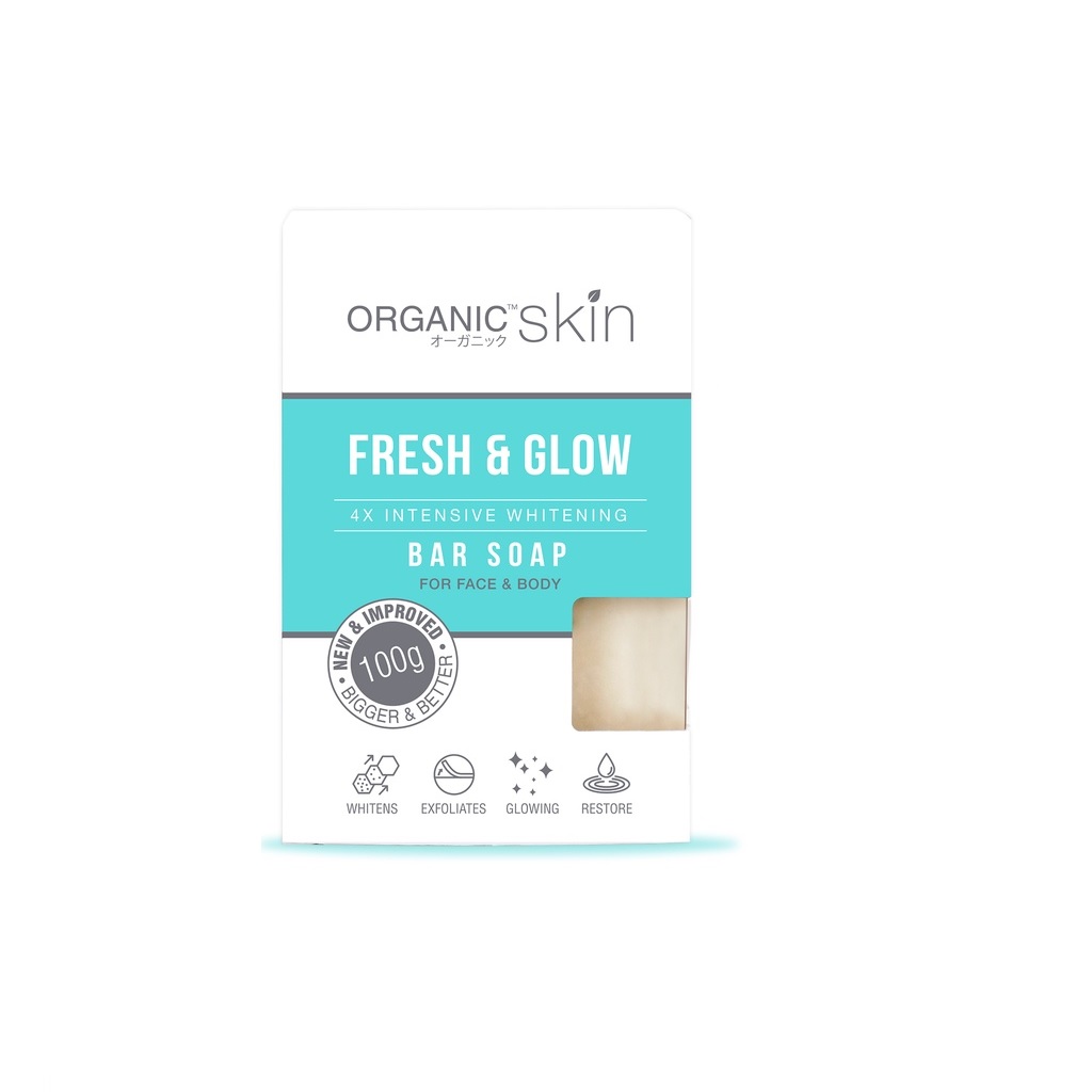 Organic Skin Japan Fresh & Glow 4x Intensive Whitening Soap