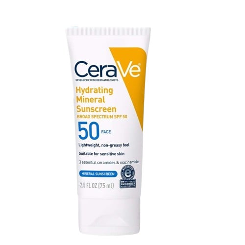 CeraVe Hydrating Face Mineral Sunscreen