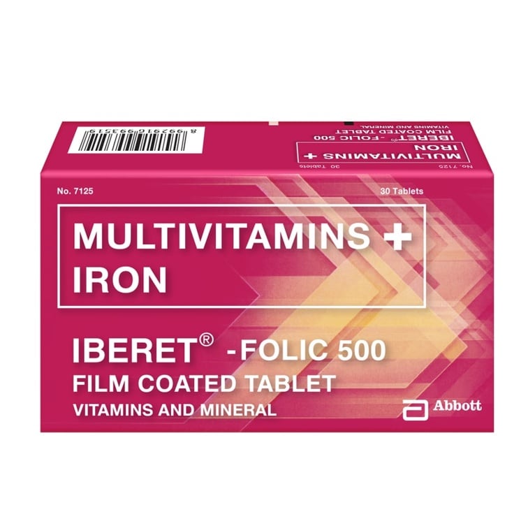 IBERET Folic Multivitamins + Iron Supplement