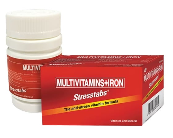 Stresstabs Multivitamins + Iron Supplement