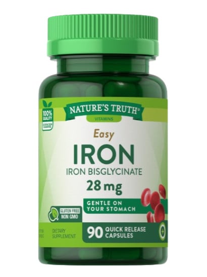 Nature's Truth Easy Iron Supplement