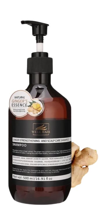 Well Hair Natural Ginger's Essence Scalp Care Sulfate Free Shampoo