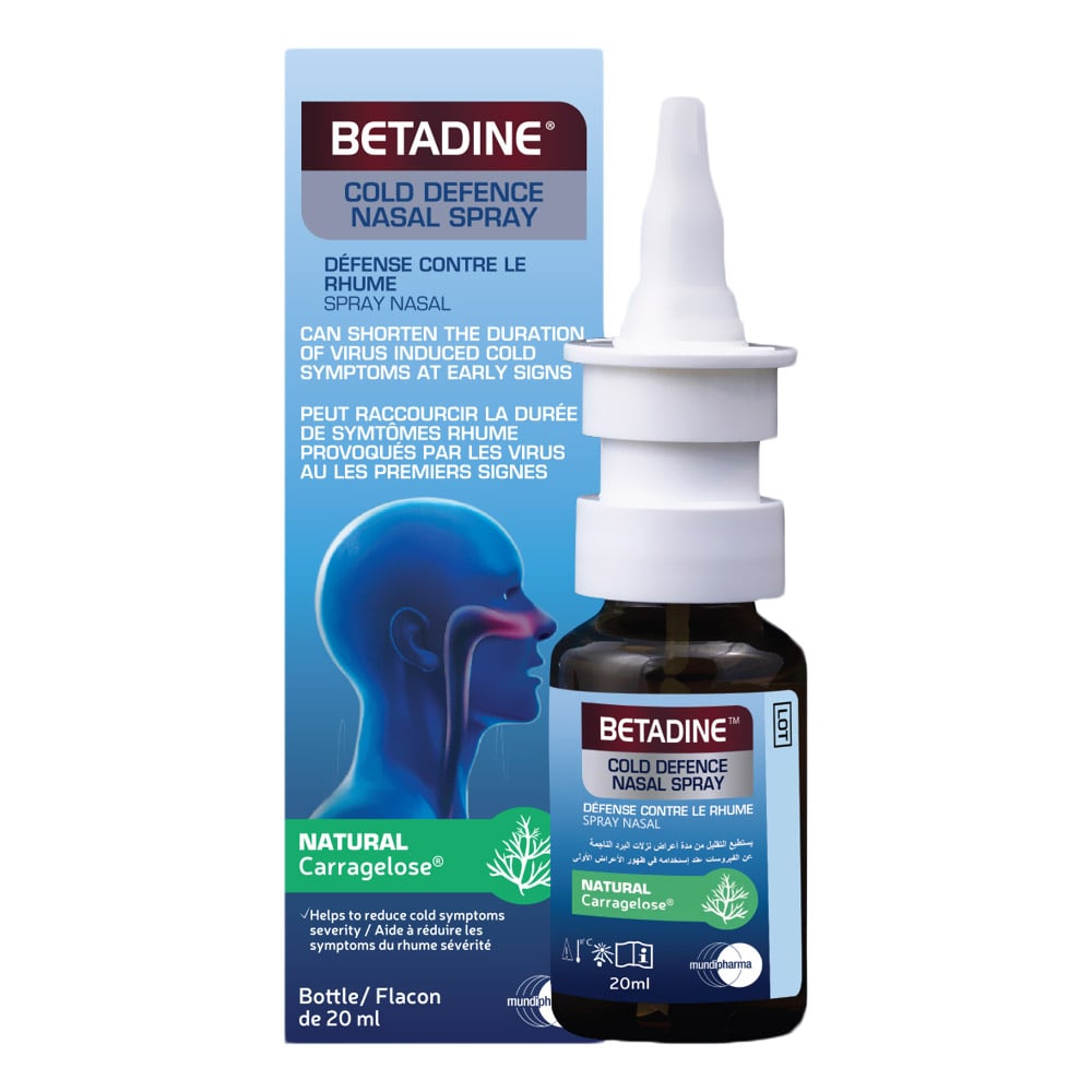 Betadine Cold Defense Nasal Spray