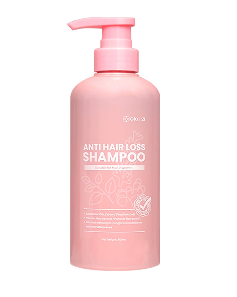 GLO 21 Anti Hair Loss and Shampoo for Hair Growth