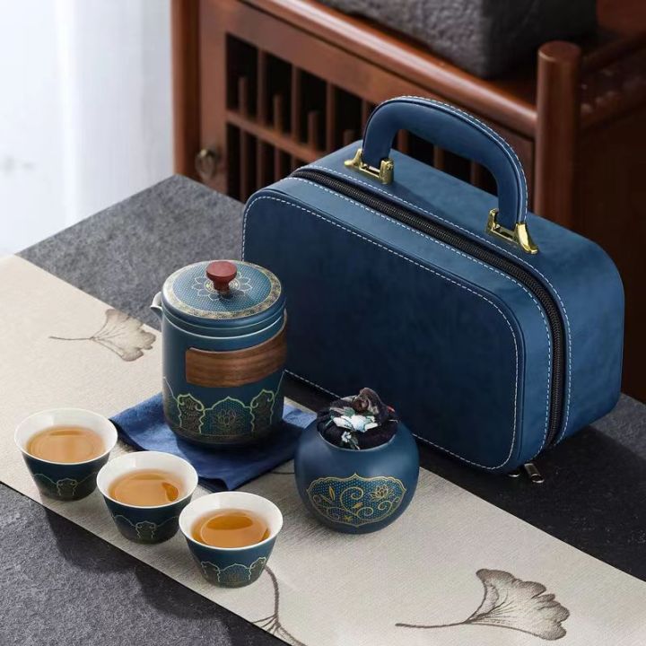 Portable Travel Teapot Set