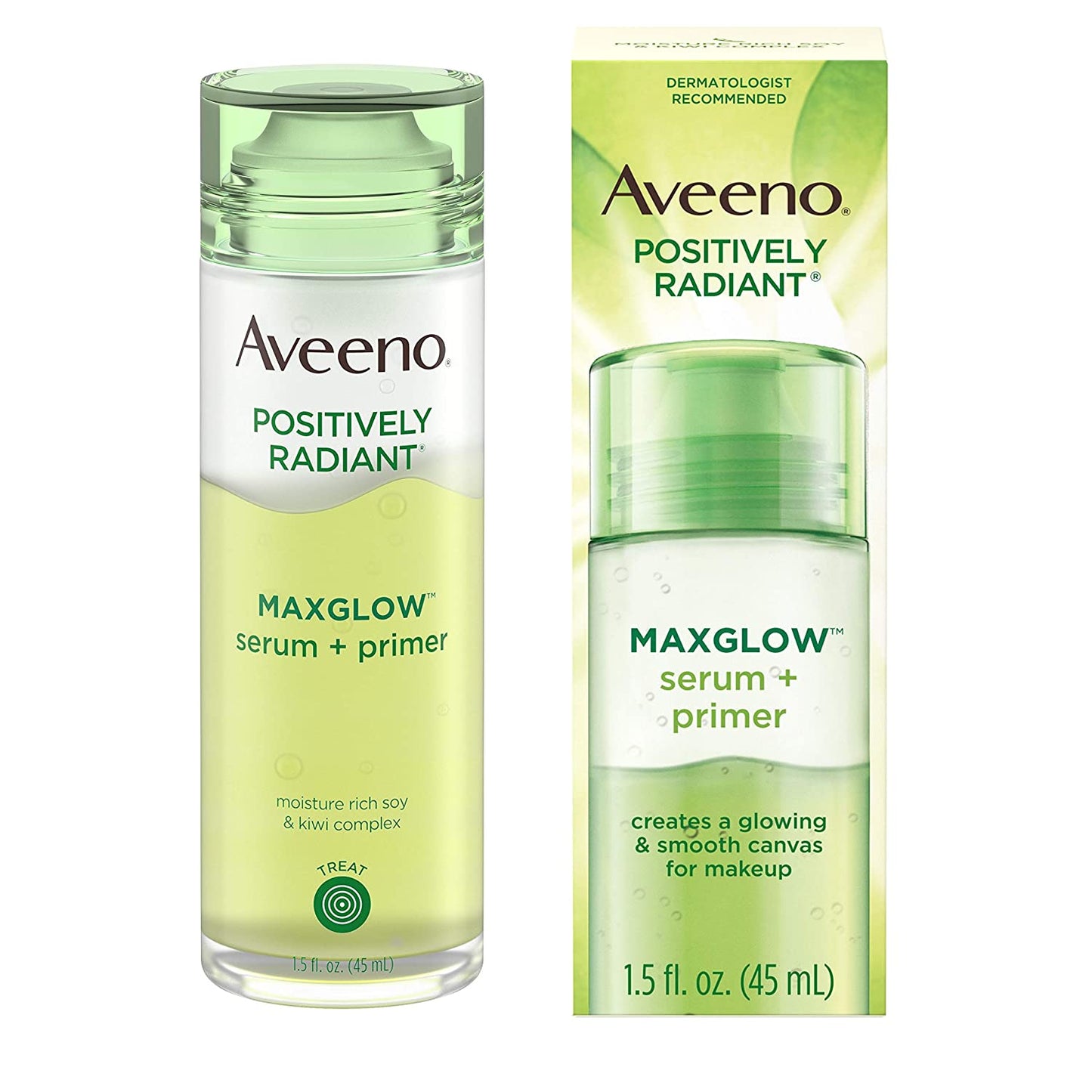 Aveeno Positively Radiant MaxGlow Hydrating Face Serum + Primer