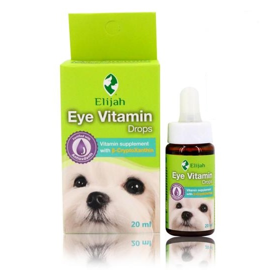 Elijah Eye Vita Tear Stain Remover Drops Eye Vitamins