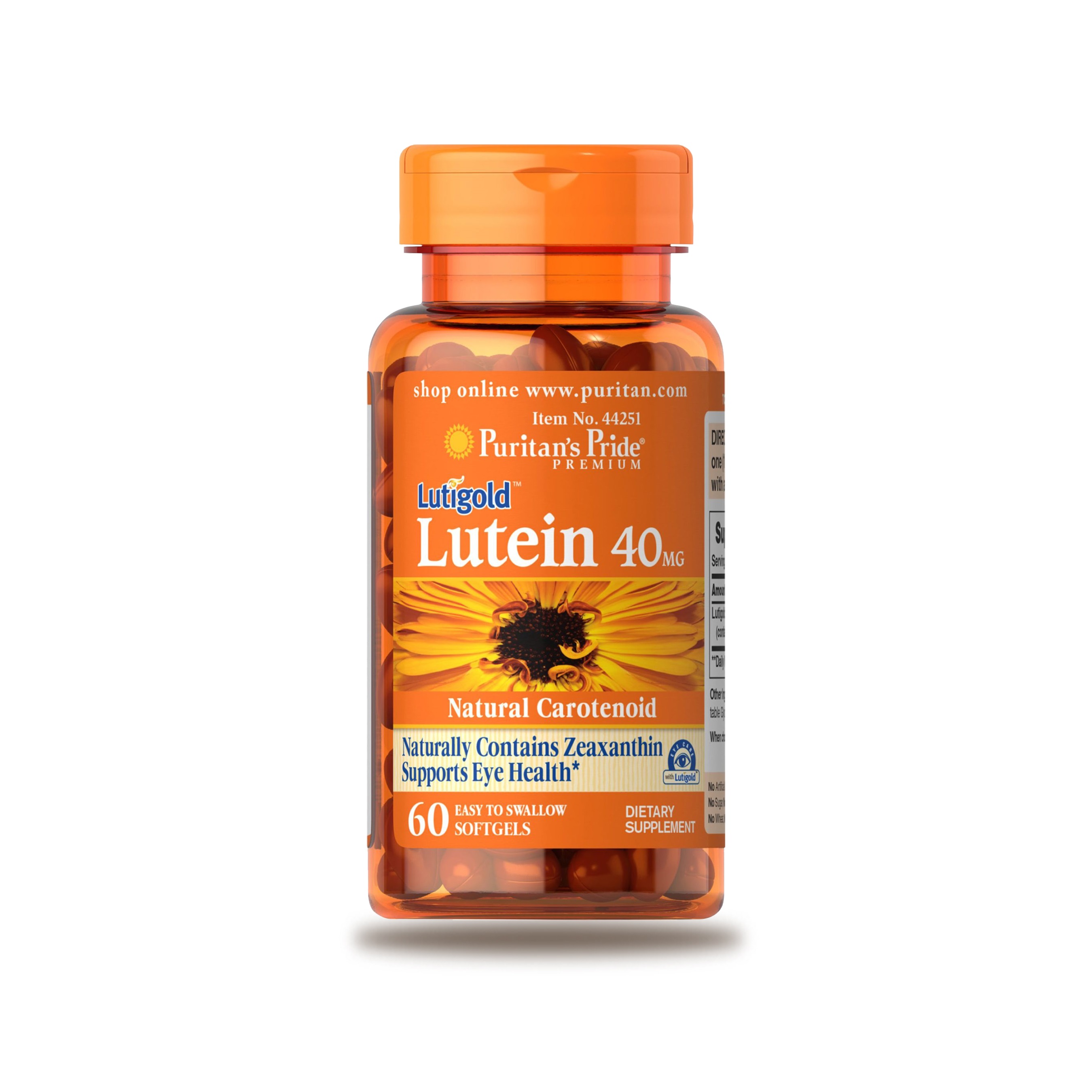 Puritan’s Pride Lutein 40 mg with Zeaxanthin