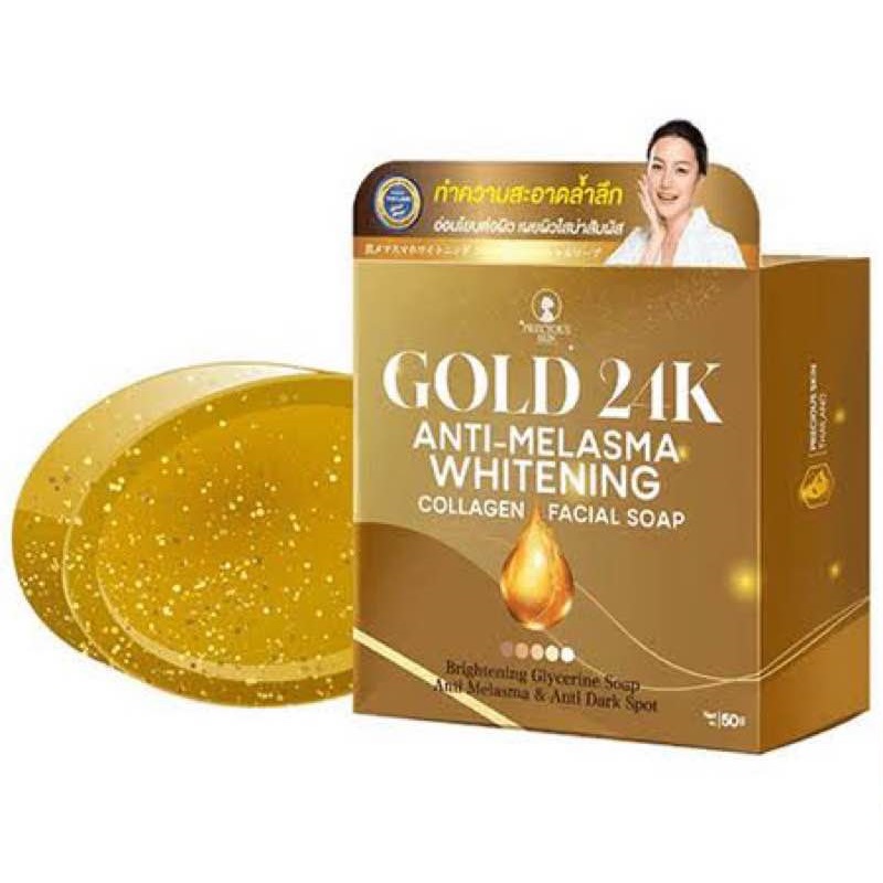 Gold 24K Melasma Soap and Anti Dark Spot with Collagen
