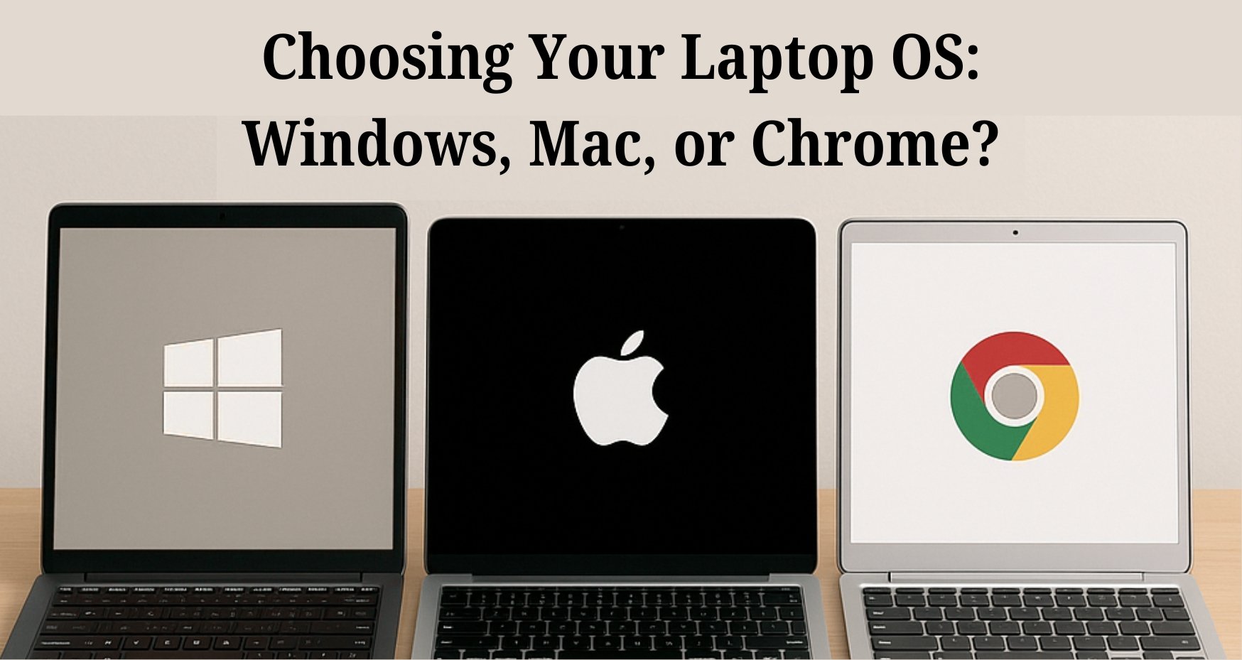 Choosing Your Laptop OS: Windows, Mac, or Chrome?