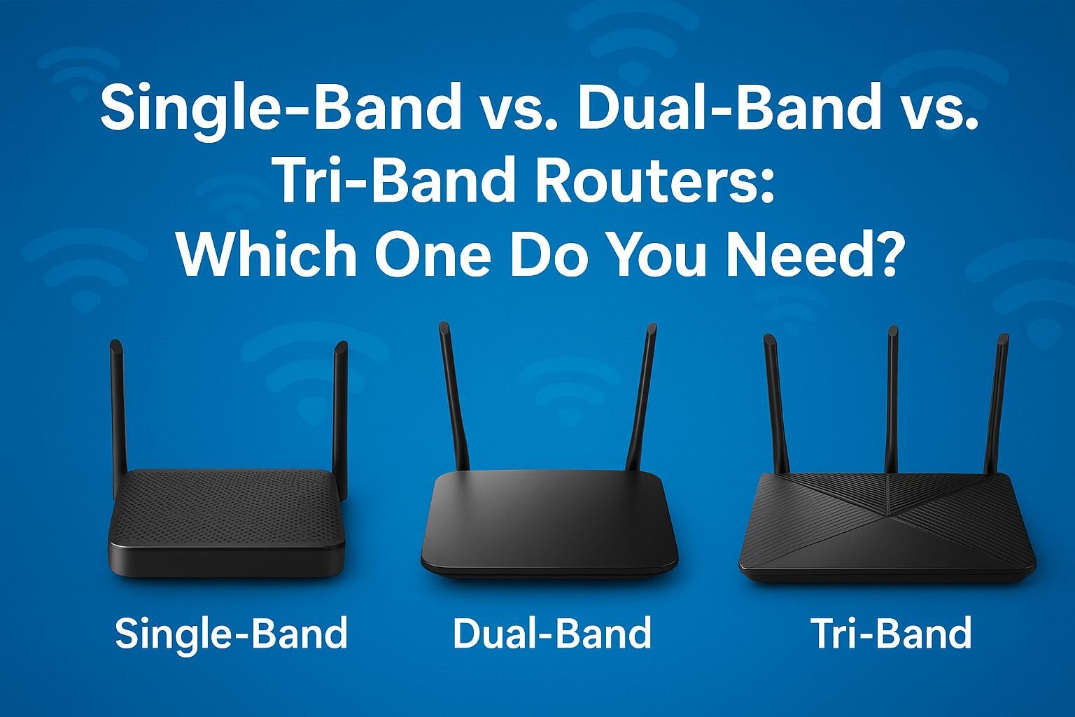 Single-Band vs. Dual-Band vs. Tri-Band Routers: Which One Do You Need?