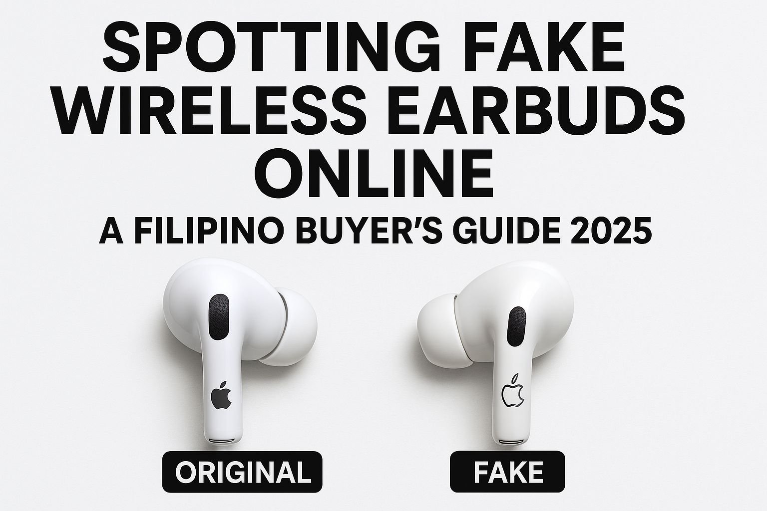 Spotting Fake Wireless Earbuds Online - A Filipino Buyer's Guide %%currentyear%%