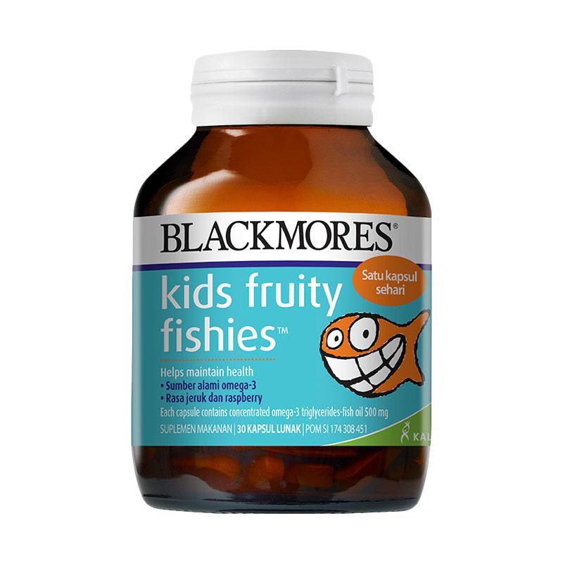 Blackmores Kids Fruity Fishies 30 Kapsul Lunak