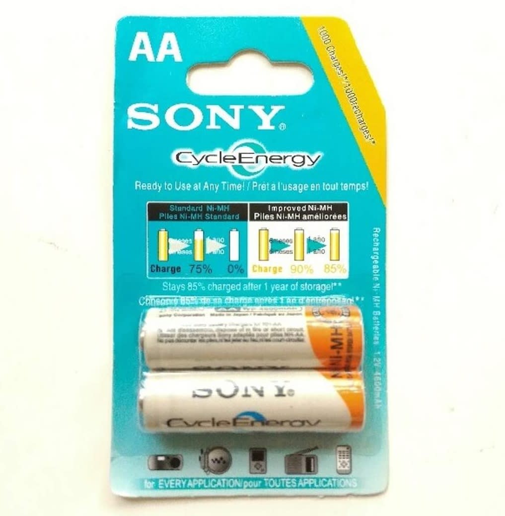 Sony Rechargeable Batteries CycleEnergy AAA-1