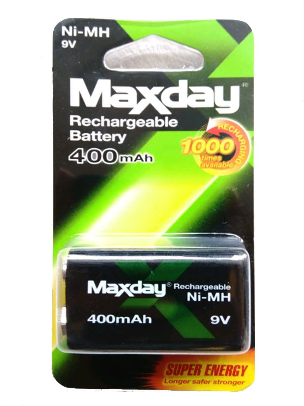 Maxday Rechargeable Battery (kotak, 9volt)-1