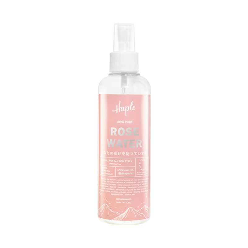 Haple 100 Pure Rose Water (250 ml) Harga & Review / Ulasan Terbaik di