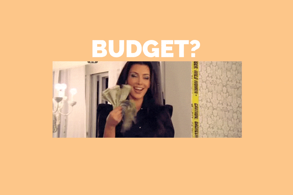 Menyesuaikan dengan budget