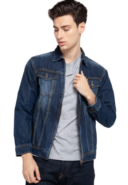 10 Jaket Jeans Pria Branded Terbaru Terbaik di Indonesia 