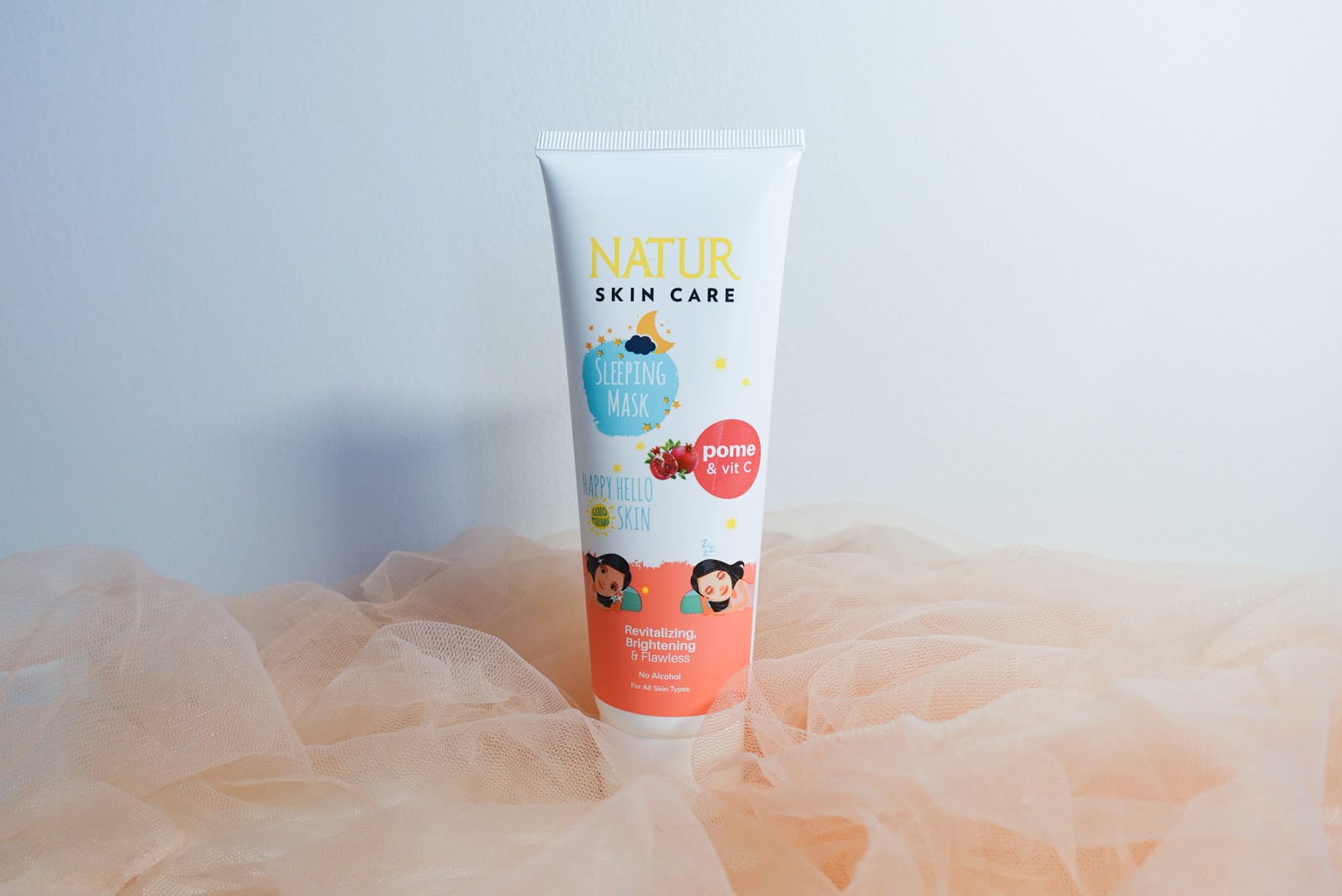 Natur Skin Care Sleeping Mask Pome & Vit C Harga & Review  