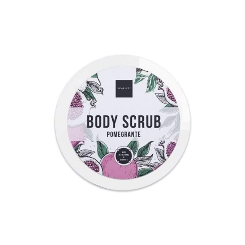 Scarlett Whitening Body Scrub (LULUR) - Pomegrante Harga