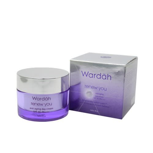 Wardah Renew You Anti Aging Day Cream Harga & Review / Ulasan Terbaik