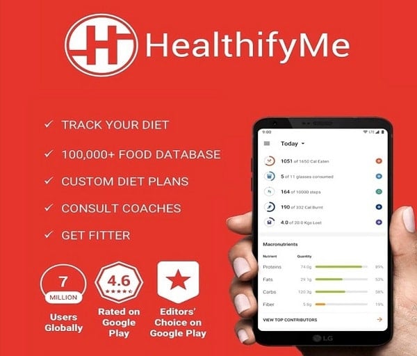 HealthifyMe - Calorie Counter, Diet Plan, Dietitians, Trainers Harga ...