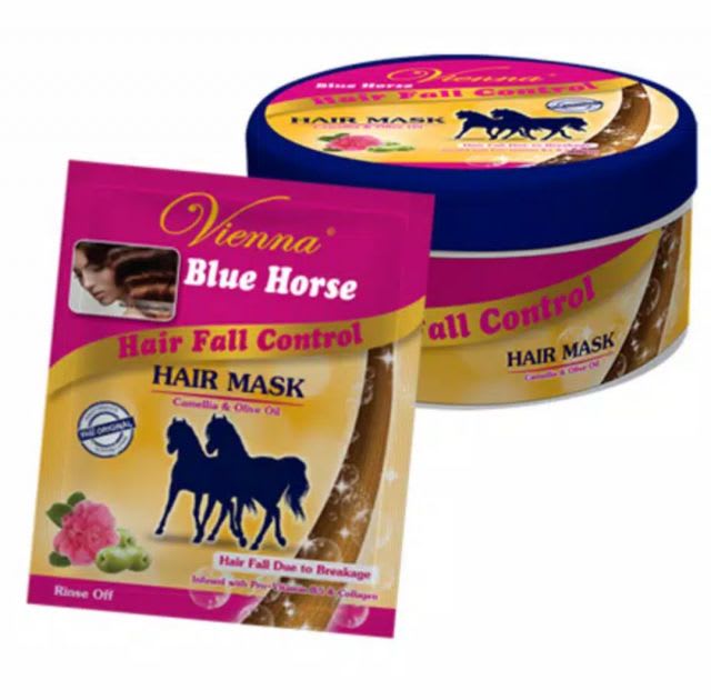 Vienna Blue Horse Hair Mask Hair Fall Control-3