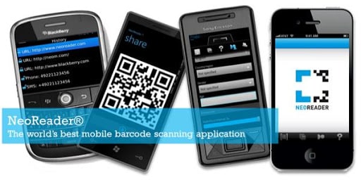 Neo reader. 2. NEOREADER. NEOREADER на русском. Creative Barcode mobile menu.