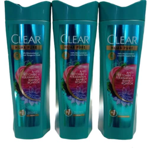 Clear Hijab Pure Shampo Anti-Ketombe + Perawatan Rambut Rontok Harga