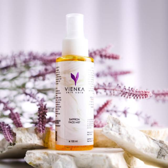 Vienka Skincare Saffron Face Mist Harga & Review / Ulasan