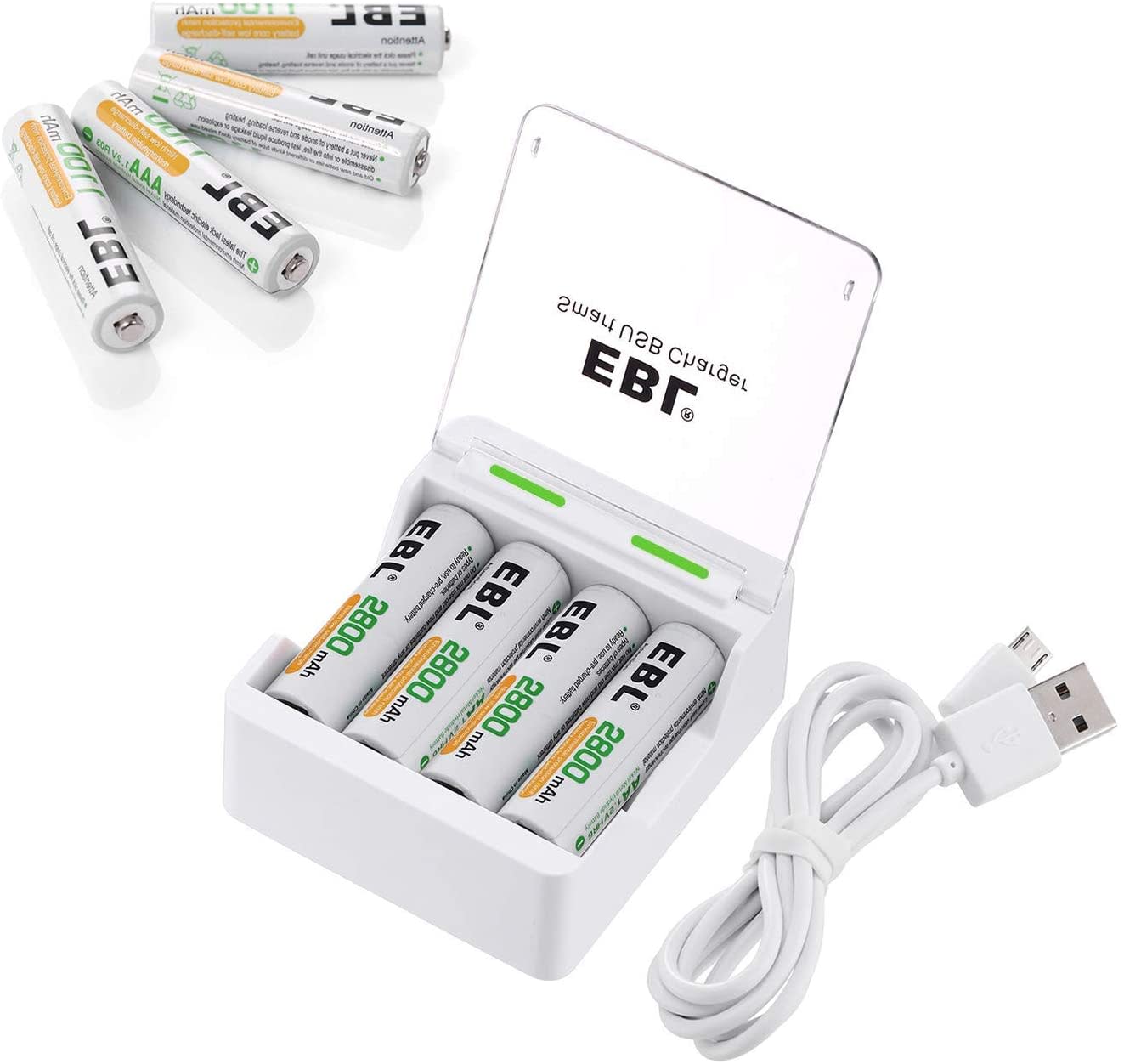 EBL Battery AA 2800 mAh 4 Pack-1