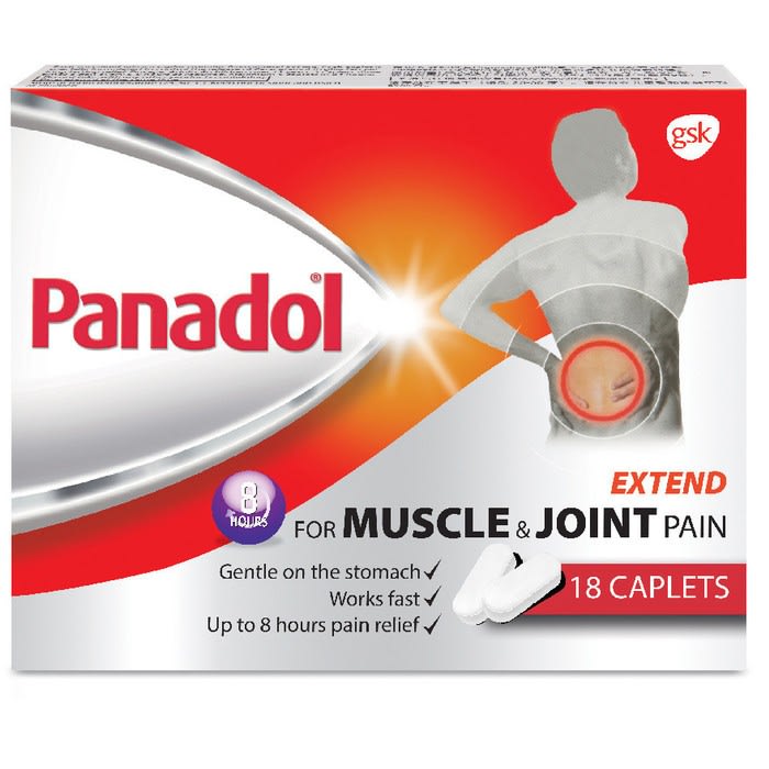 Panadel Extend For Muscle & Joint Pain