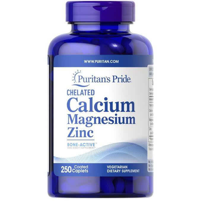Puritan’s Pride Chelated Calcium Magesium Zinc