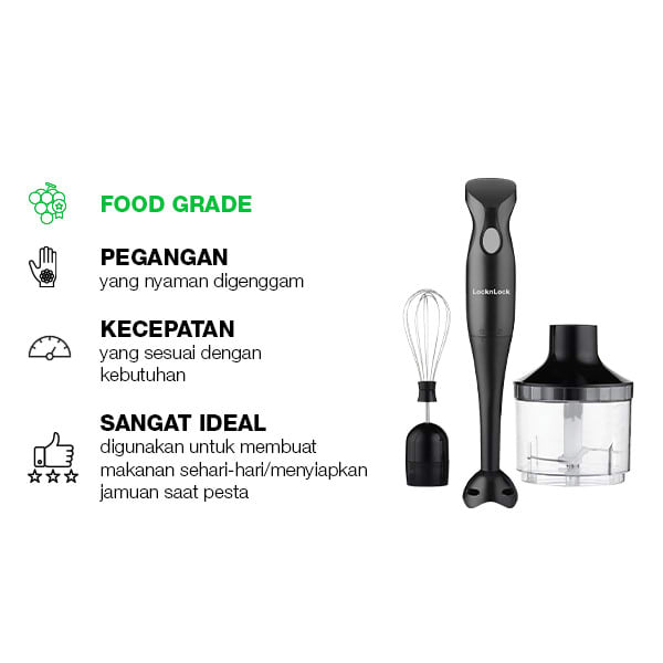 Lock n Lock Mix Hand Blender Harga & Review / Ulasan Terbaik di