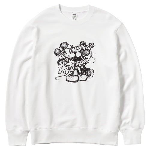 Uniqlo Monochrome Mickey Sweater