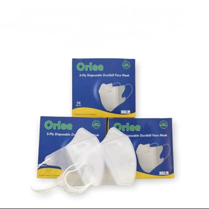 Orlee 3 Ply Disposable Duckbill Face Mask