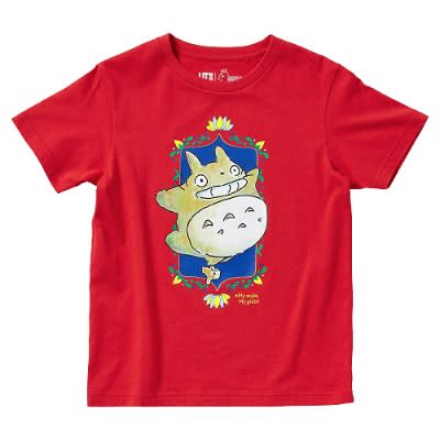 Uniqlo My Style, My Ghibli Red Kids T-Shirt