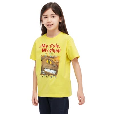 Uniqlo My Style, My Ghibli Yellow Kids T-Shirt